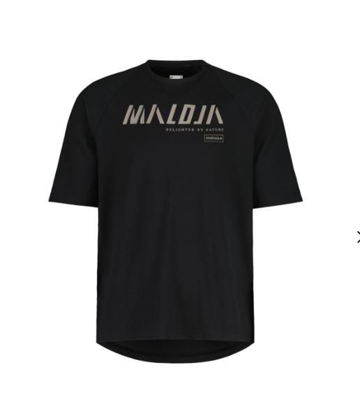 Maloja AnderterM. Enduro Tee, deep black