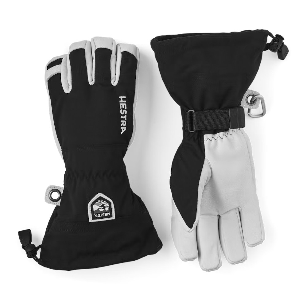 Hestra Army Leather Heli Ski 5f, black, 8