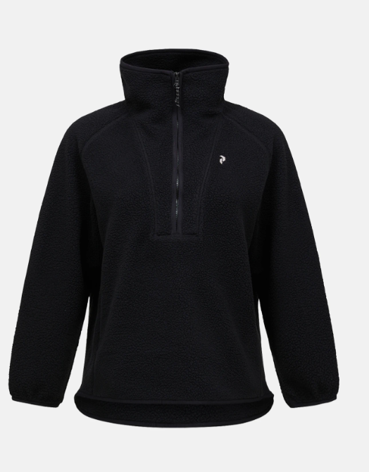 Peak Performance W NatureRush Pile HZ-BLACK-BLACK, BLACK/BLACK, M
