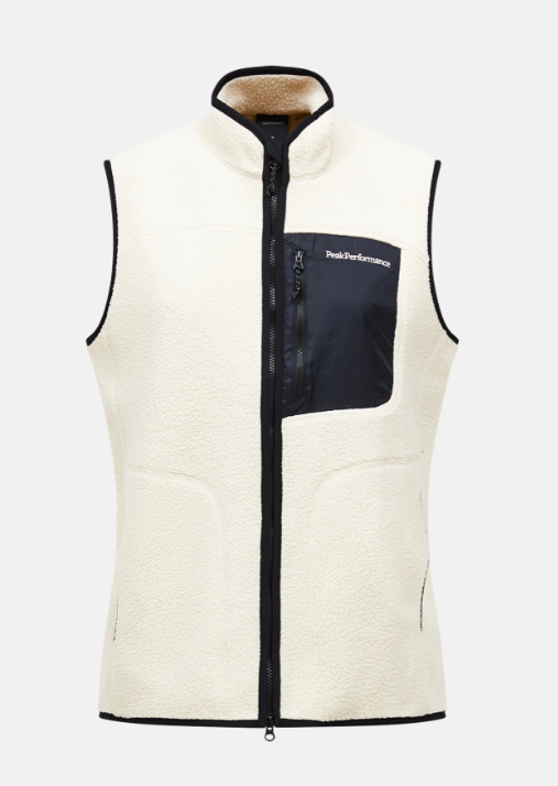 Peak Performance M NatureRush Pile Vest-SAND FOG, M