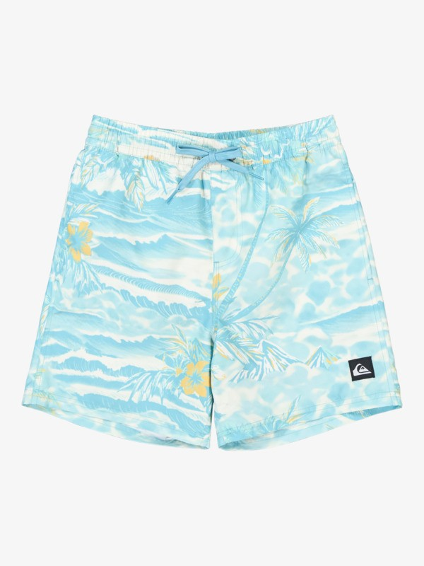 Quiksilver Everyday Printed Volley Yth 14, aqua sundown, L/14