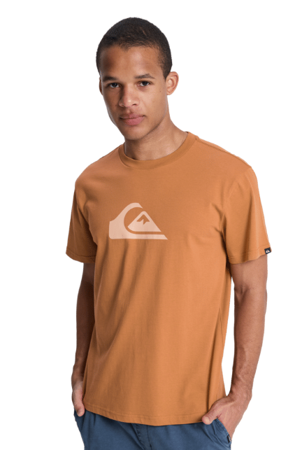 Quiksilver Ev Comp Logo Ss, tobacco brown, L