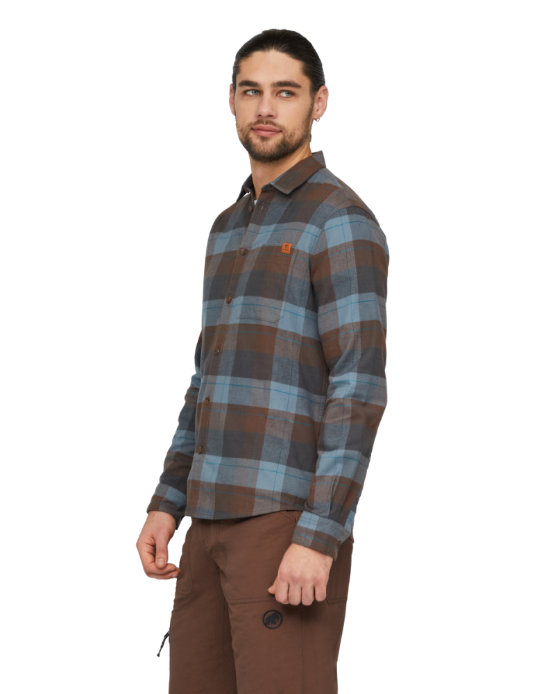 Mammut Trovat Longsleeve Shirt Men, gabbro-strata, XL