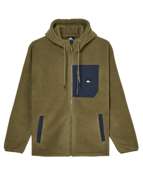 Quiksilver Clean Coast Fz Hood, grape leaf, Extra Large
