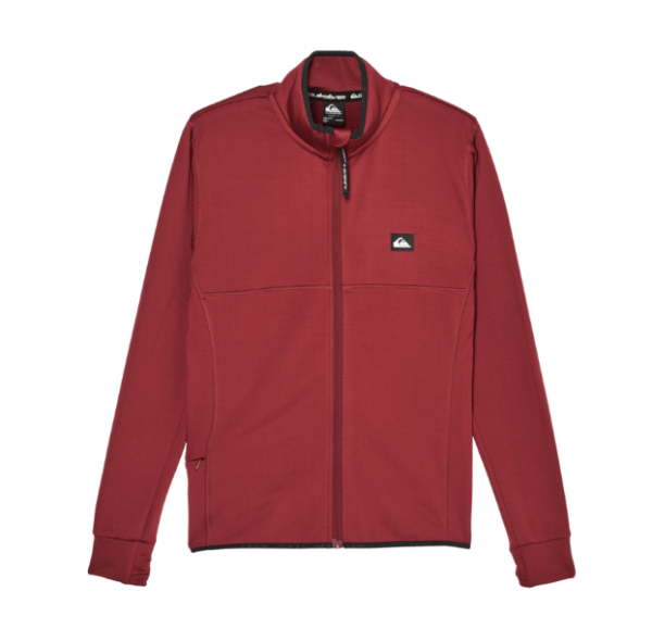 Quiksilver Steep Point Fz Fleece, oxblood red