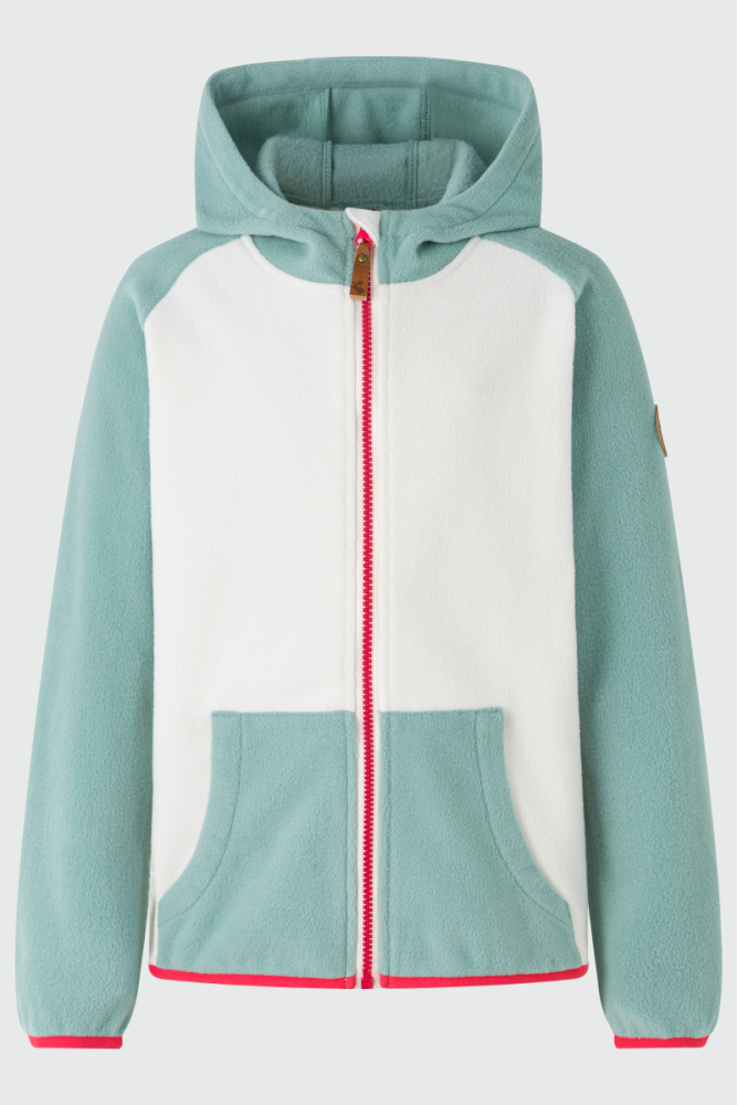 Rukka Erik Kinder Fleece Zip-Hoodie, 0677, blue surf, 116