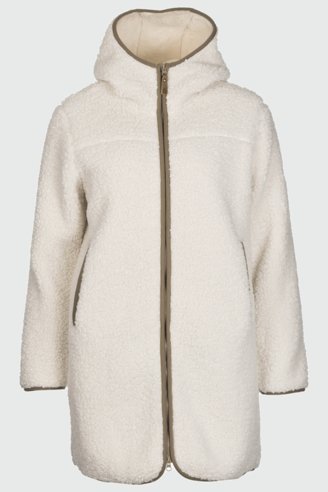rukka Fiona Damen Sherpa Mantel, arctic wolf, XS