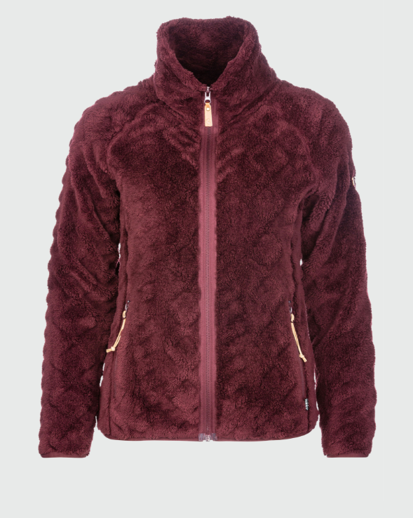 Rukka Rosemary Damen Fleece Jacke, port royale, 40