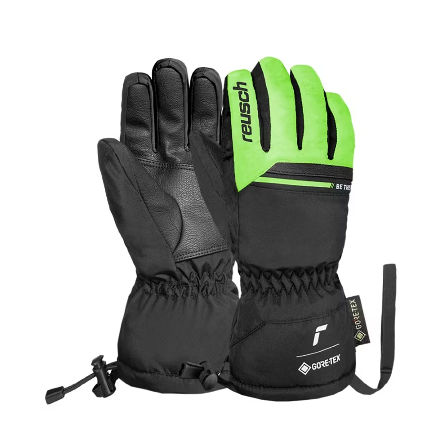 Reusch Sprint GORE-TEX Junior, black_neon green, 5.5
