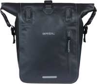 Basil Rivo M Einzeltasche, Tarp. MIK Hooks, 12-15L, schwarz
