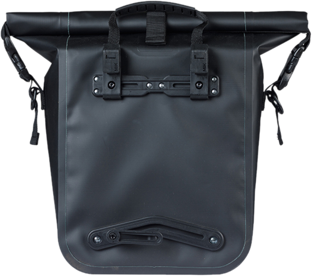 Basil Rivo M Einzeltasche, Tarp. MIK Hooks, 12-15L, schwarz