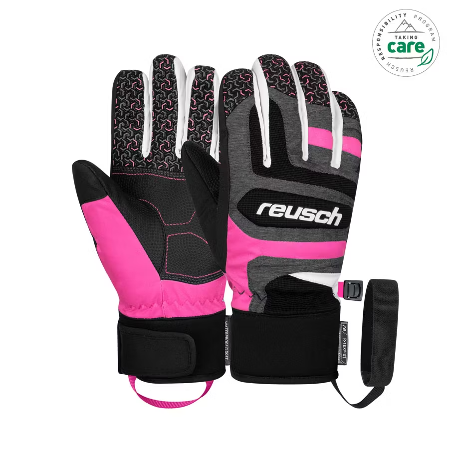 Reusch Chris R-TEX® XT Junior, grey mel./kn.pink, 5