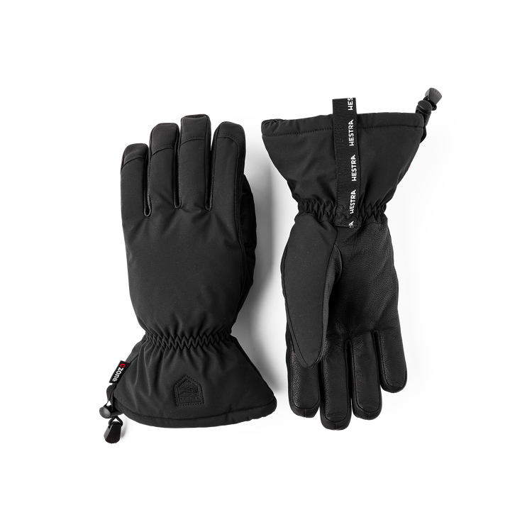 Hestra Mist - 5 Finger, black, Grösse 7