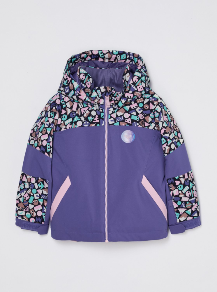 Roxy Snowy Tale Jk, true black frosty friends, 3