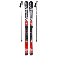 Stöckli Schwarzsee-Ski Set, Black, 163cm
