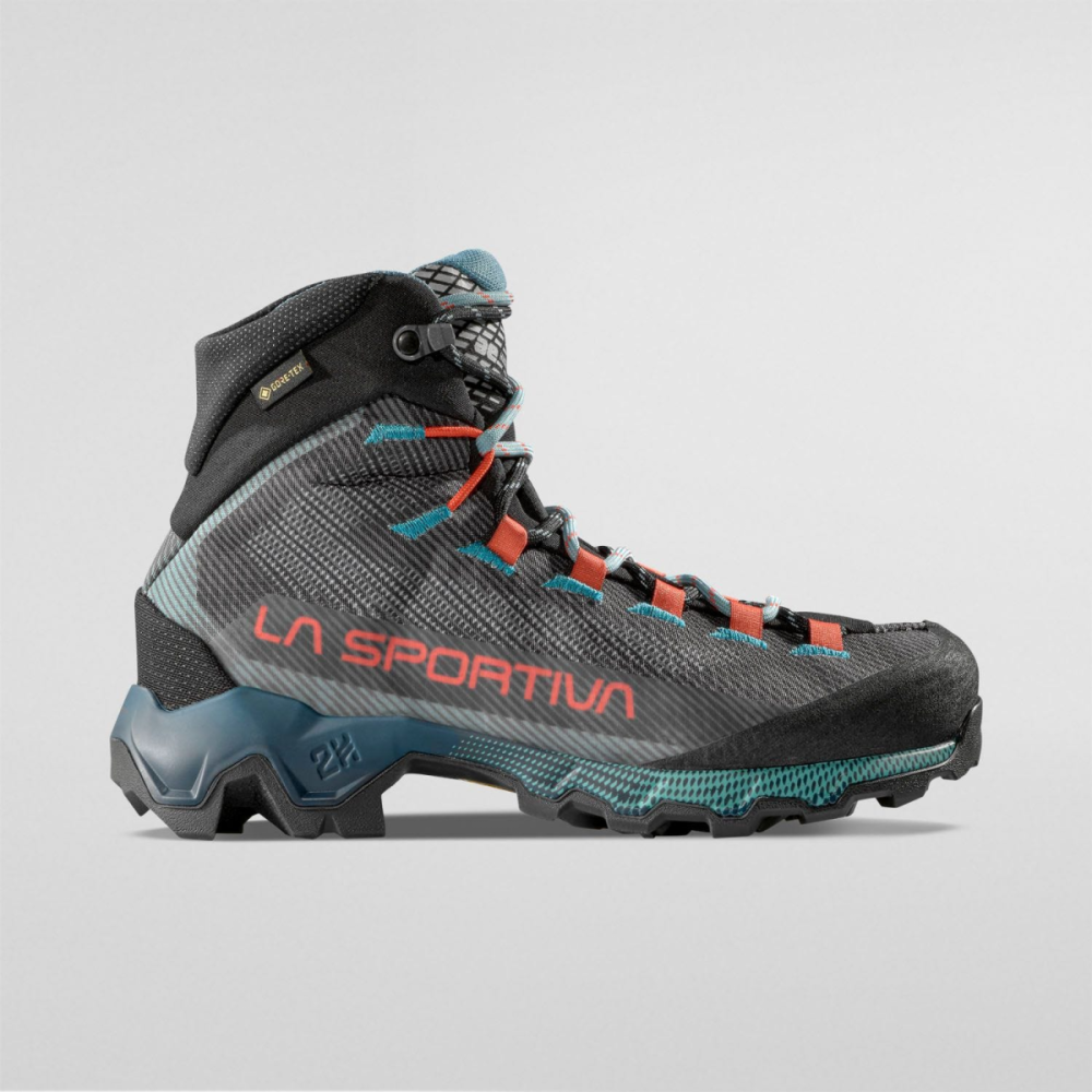 La Sportiva Aequilibrium Hike Woman GTX, Carbon/Everglade, 38