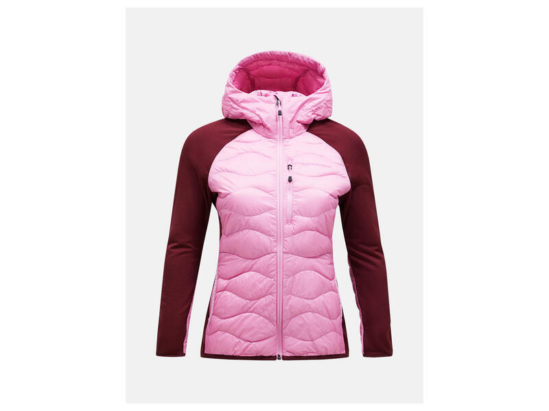 Peak Performance W Helium Down Hybrid Hood, MORNING DEW-OB, S