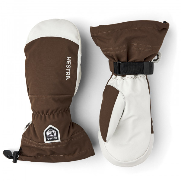 Hestra Army Leather Heli Ski mitt, espresso, 6