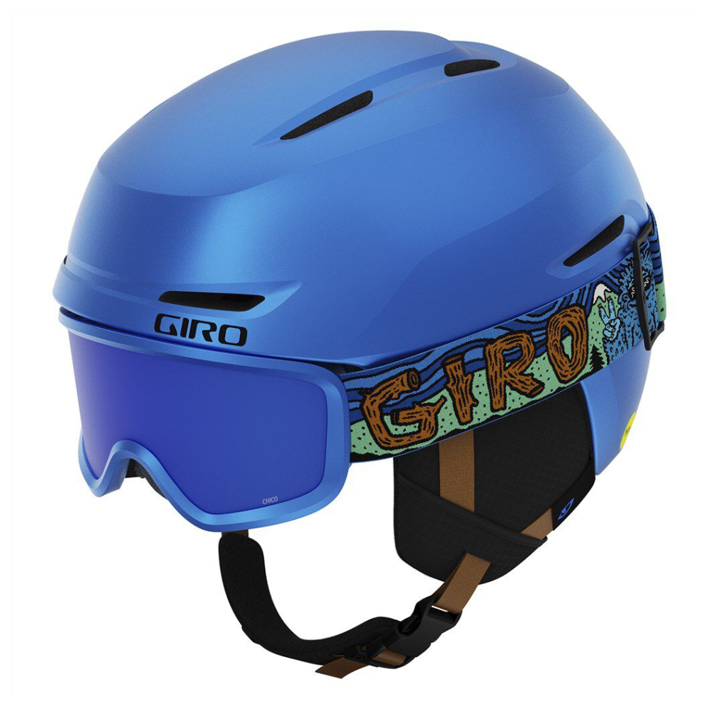 Giro Spur Flash Combo, blue shreddy yeti, XS