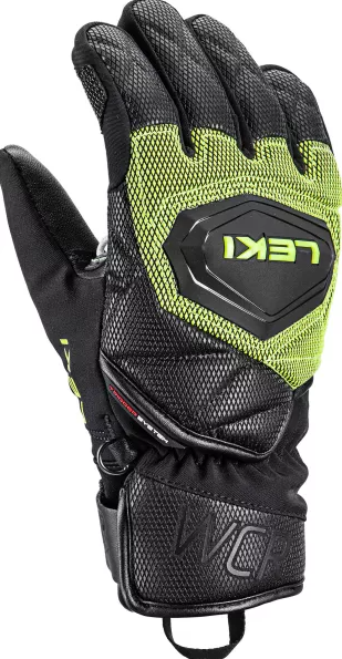 Leki WCR Coach 3D Junior, black/ice-lemon, 5