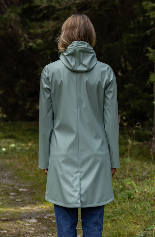 Rukka Kiara Damen Regenmantel, blue surf, 36