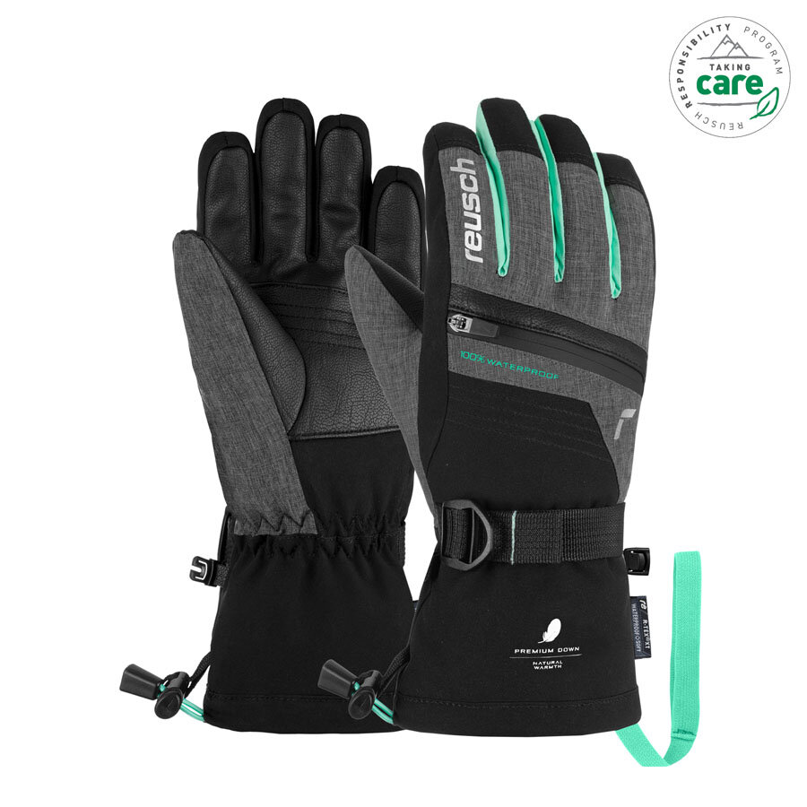 Reusch Lando R-Tex XT JR, blk/blk mel./cabb, 4.5