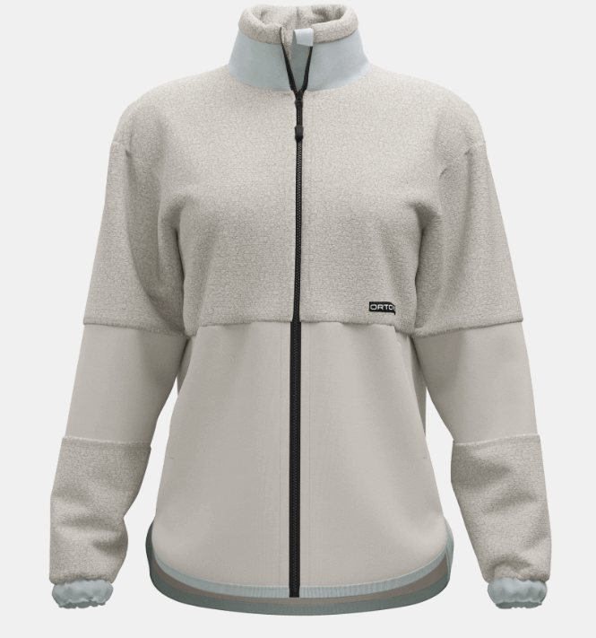Ortovox FLEECE TEDDY JACKET W, white tea, S