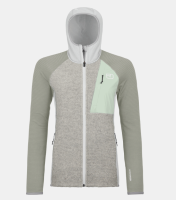 Ortovox FLEECE GP CLASSIC KNIT HOODY W, grey ice