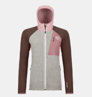 Ortovox FLEECE GP CLASSIC KNIT HOODY W, dawn rose