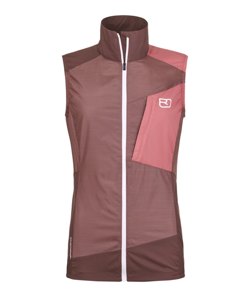 Ortovox WINDBREAKER VEST W, mountain rose, M