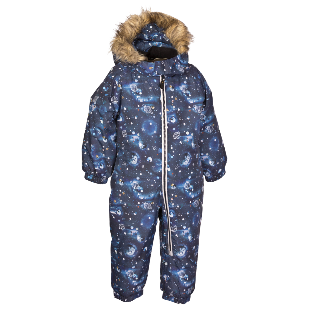 Rukka Jamin Kinder Thermo Overall, dress blue print, 110