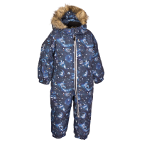 Rukka Jamin Kinder Thermo Overall, dress blue print, 110