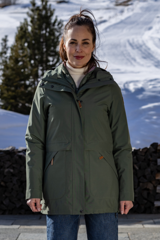 Rukka Melanie Damen Wintermantel, thyme, 44