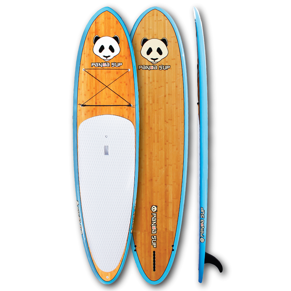 PandaSup bPanda Guadua 10'6", Blau / Bamboo, 10.6"x30"x4''