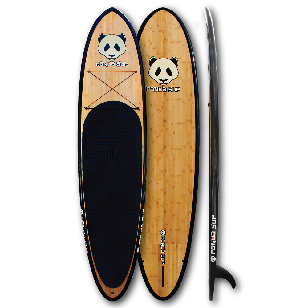 PandaSup bPanda Guadua 10'6", Schwarz / Bamboo, 10.6"x30"x4''