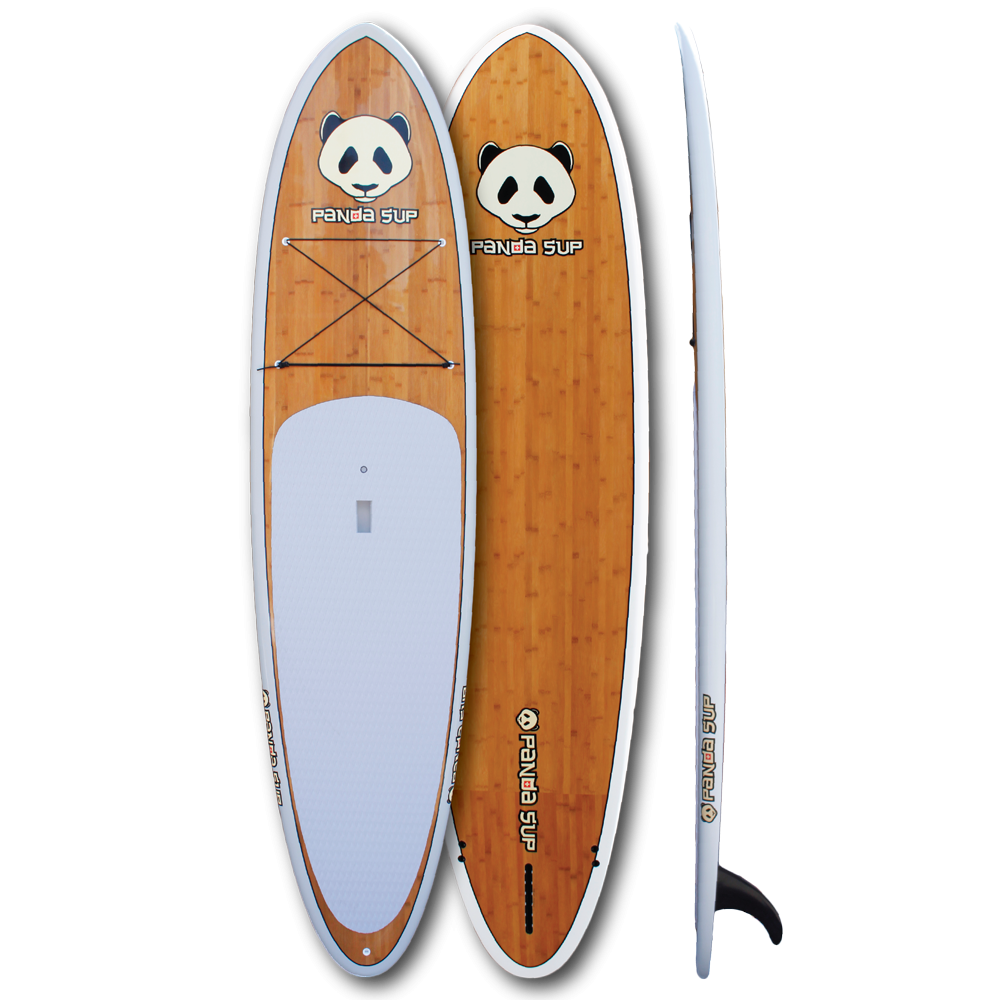 PandaSup bPanda Guadua 10'6", Weiss / Bamboo, 10.6"x30"x4''
