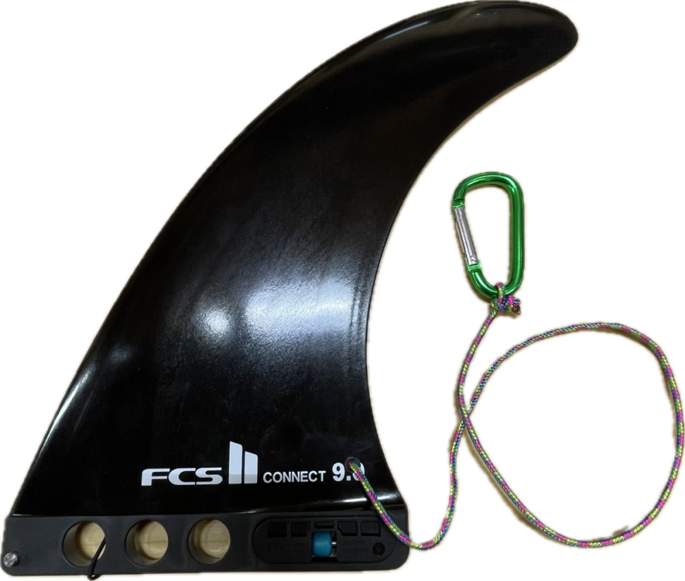 PandaSup FCS II SUP Connect 9“ Finne US-Box mit Schnellverschluss + Sicherungskarabine...