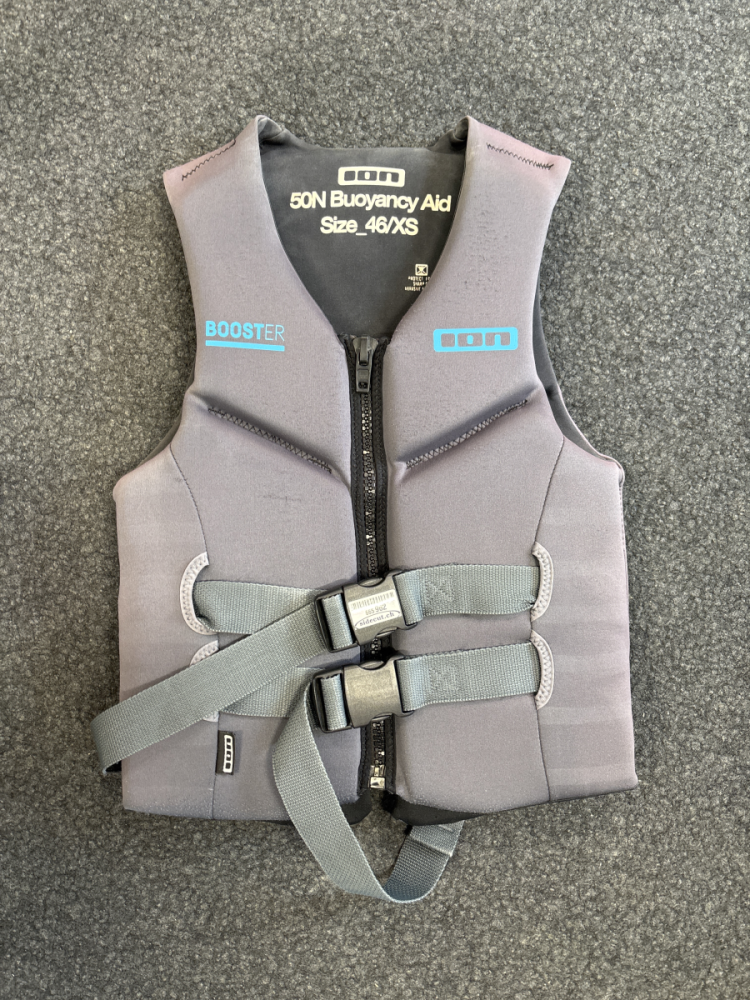 ION Booster Vest 50N FZ, grau, 46/XS