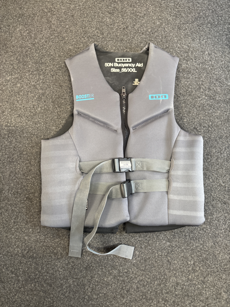 ION Booster Vest 50N FZ, grau, 56/XXL