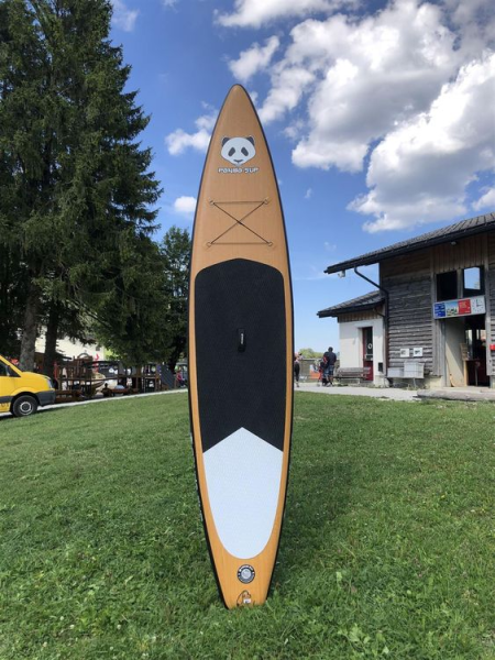 PandaSup iPanda SUP 12'6" DC, Natural Black, 12.6"x30"x6'' DC